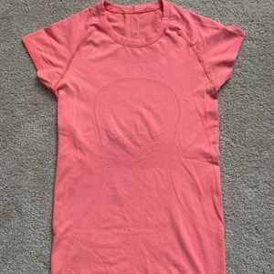 Lululemon Pink Peach Swiftly Tech Size 6